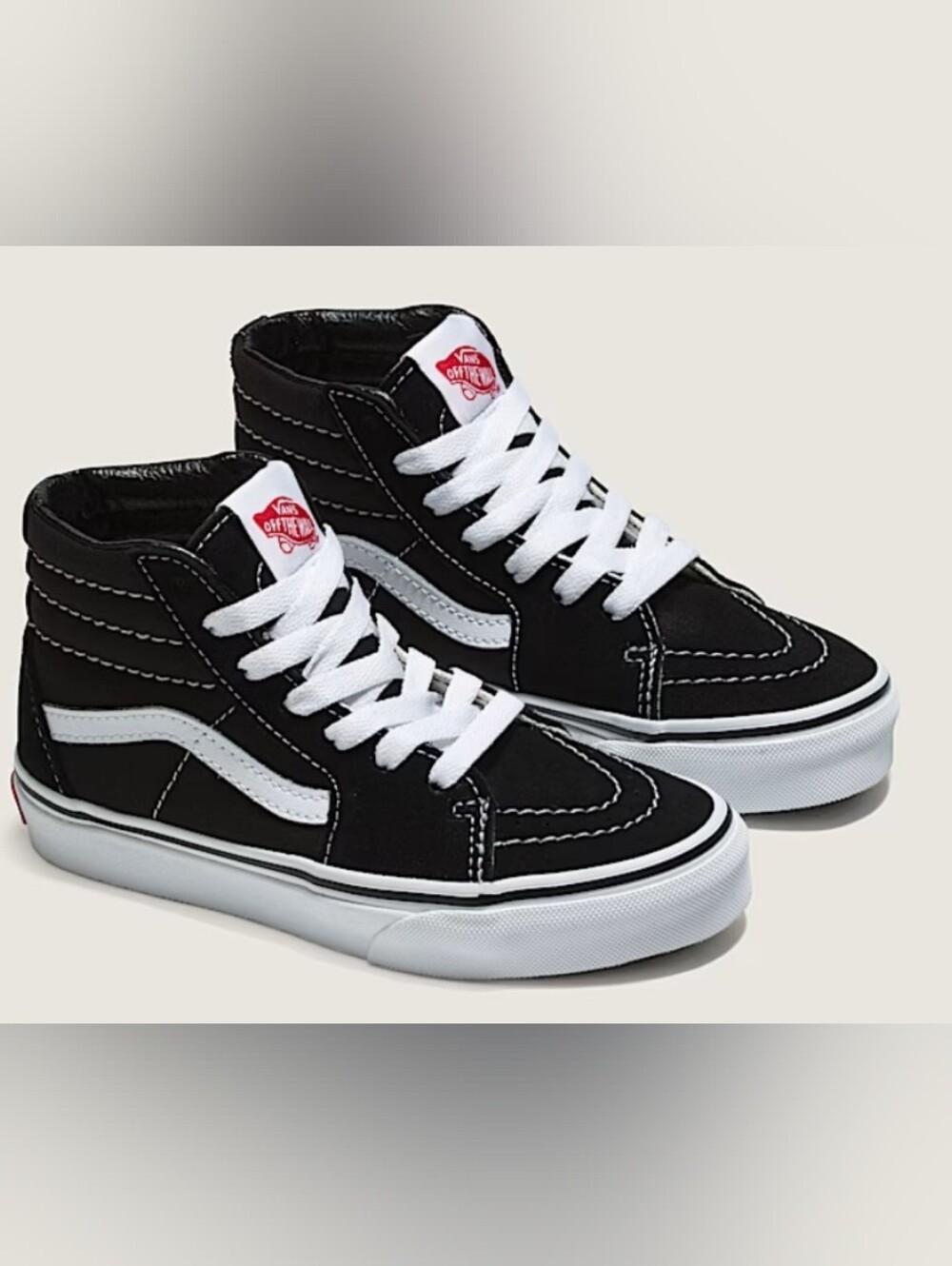 Vans Sk8-Hi Classic Black & White High-Top Sneakers